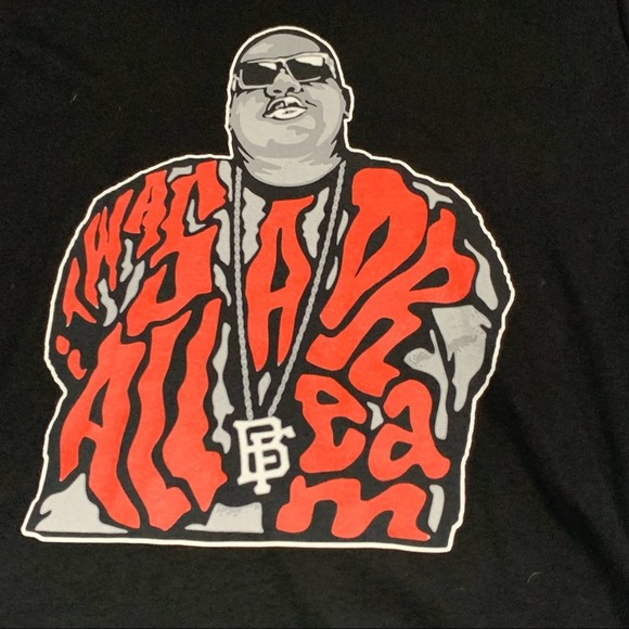 RARE CLASSIC NOTORIOUS BIG BIGGIE SMALLS GRAPHIC RAP TEE SIZE MEDIUM NEW - Picture 2 of 3